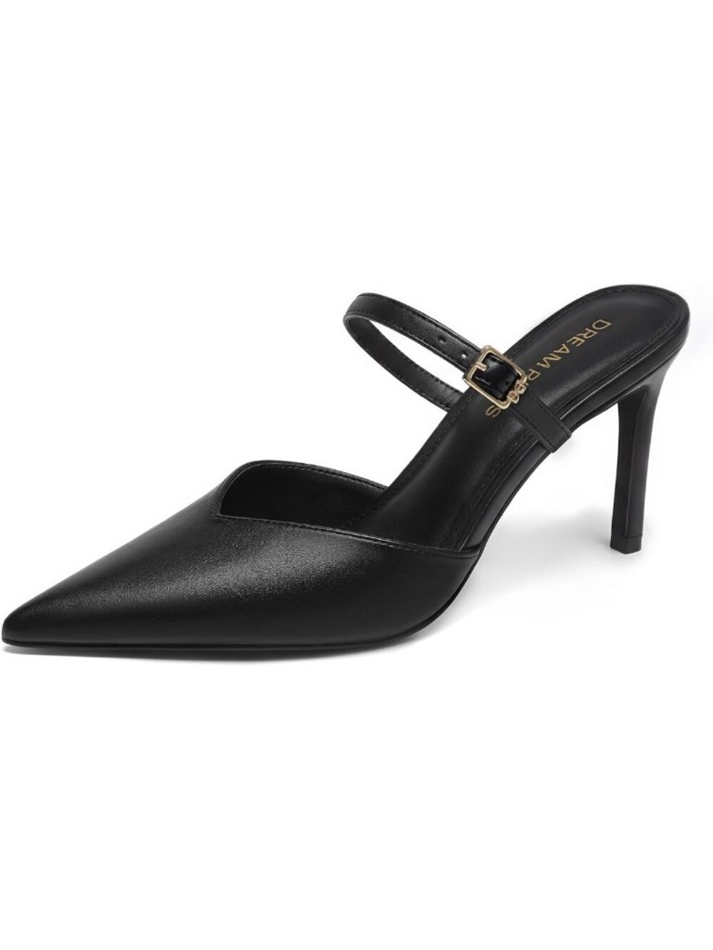 Chic Closed Pointed Toe High Heels Mules | 3.34" Stiletto Pumps for Work
